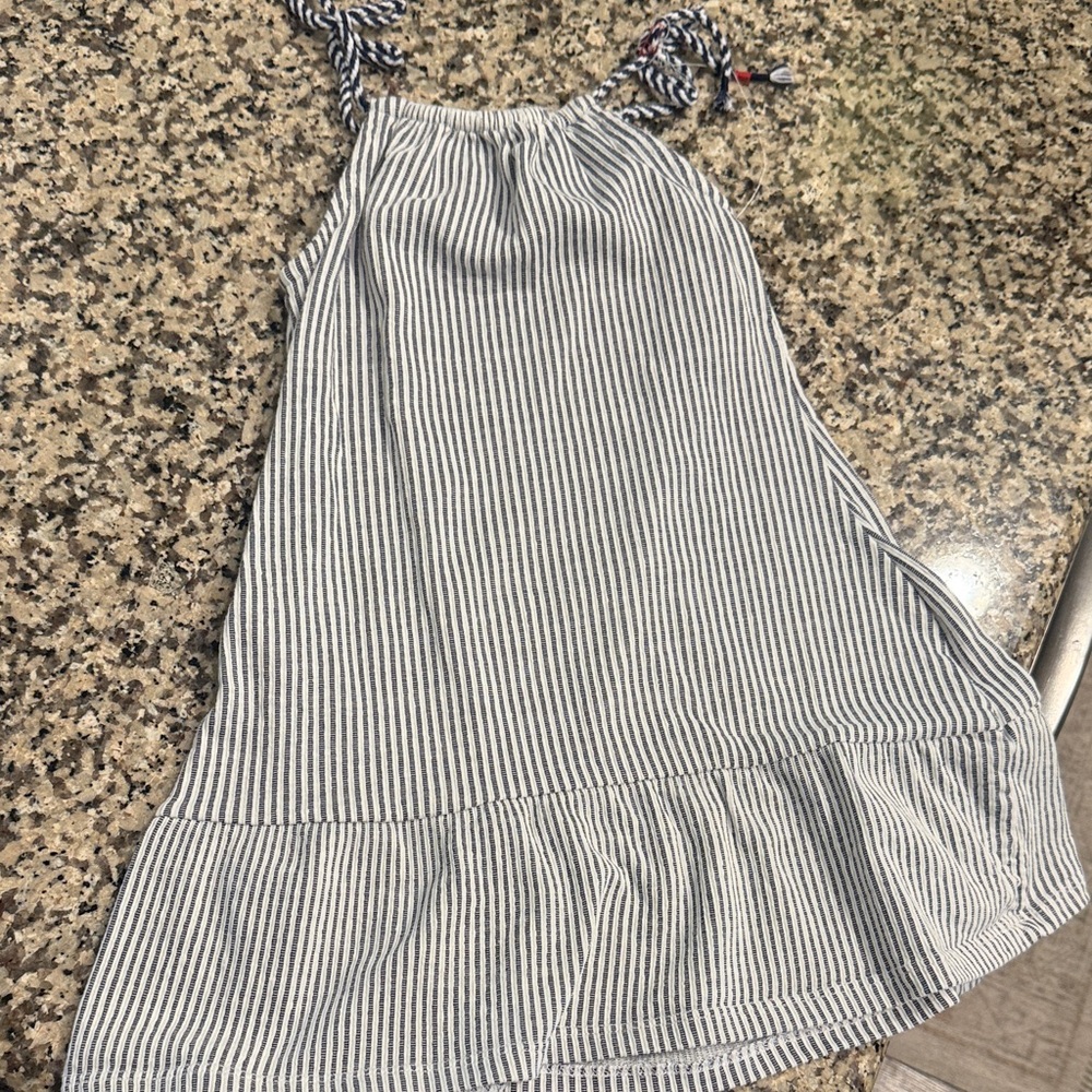 Girls Striped Girls Dress 4T